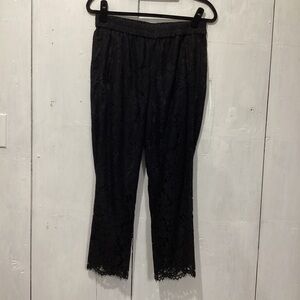 J. Crew Black Lace Pants, Size 4